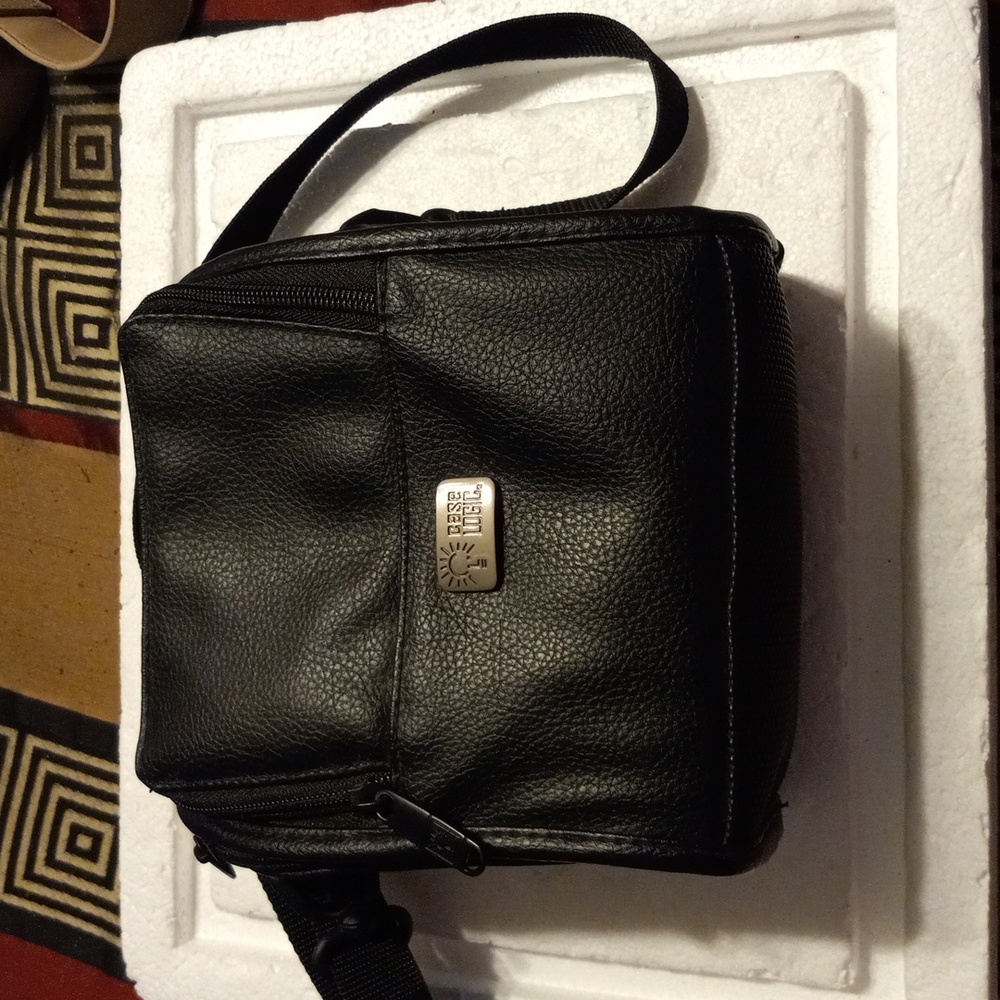 Case logic camera bag black with strap unisex